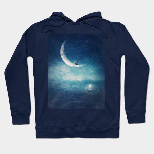 moonlight fisher Hoodie by psychoshadow